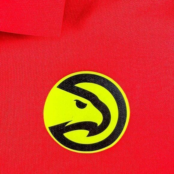 Nike Atlanta Hawks‎ Shirt Mens XL Red Golf Polo Business Casual Athletic Outdoor - Picture 4 of 16